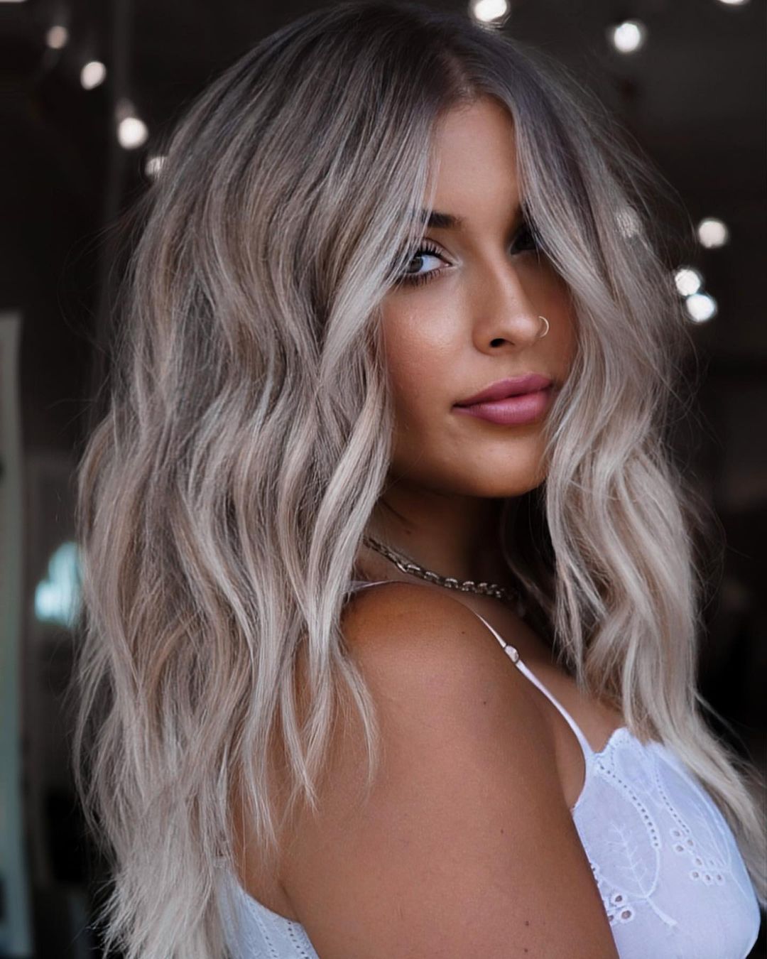 Cool-Tone Ash Blonde Shag