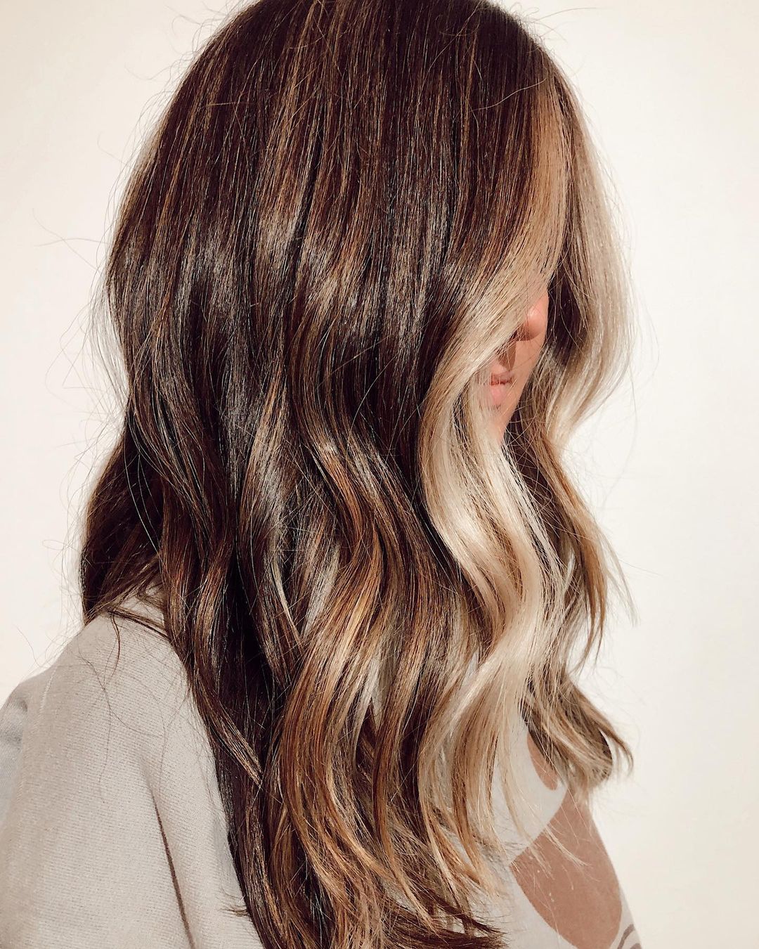 Light Blonde Money Pieces for Warm Brown Hair