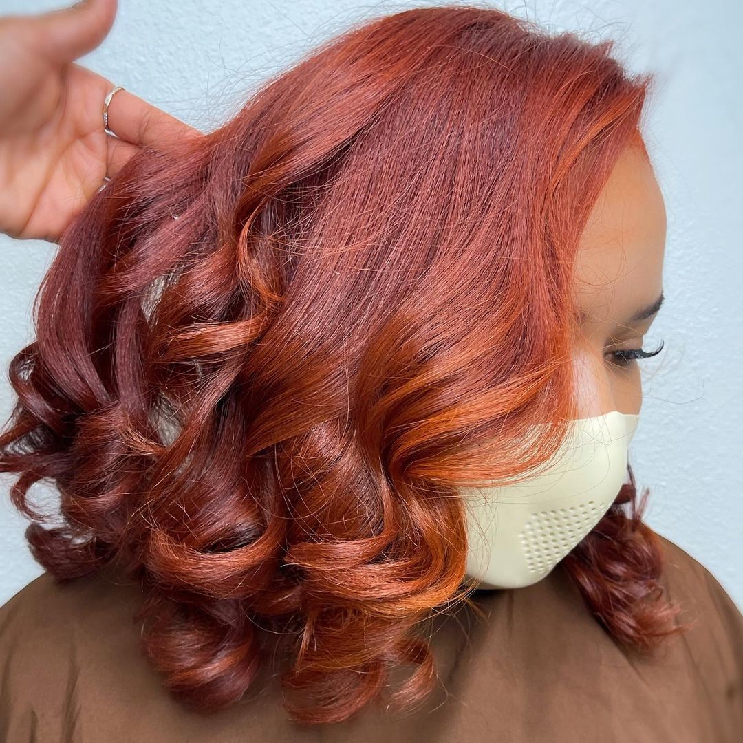 Light Burgundy Auburn Hair for Black Women