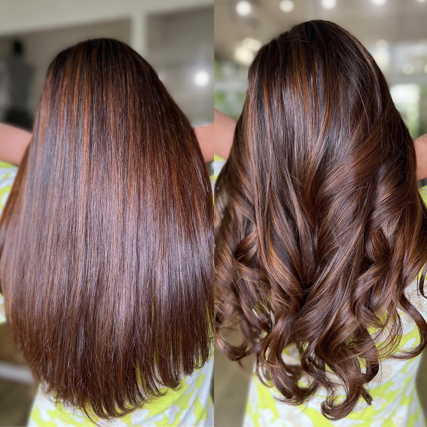 Tawny Brown Fall Hair Color Idea