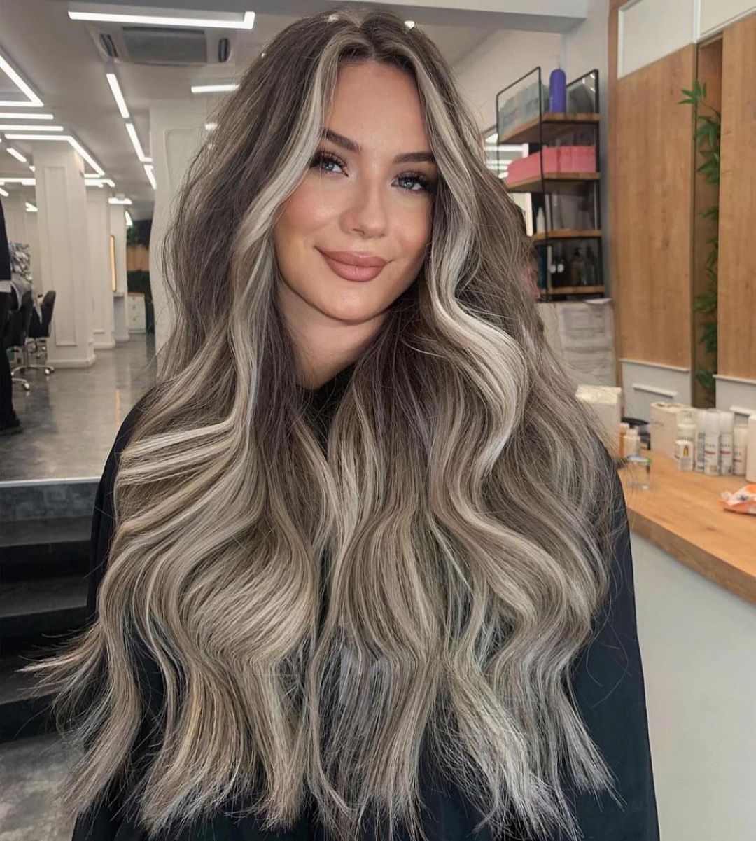 Dirty Blonde Balayage for Brown Hair