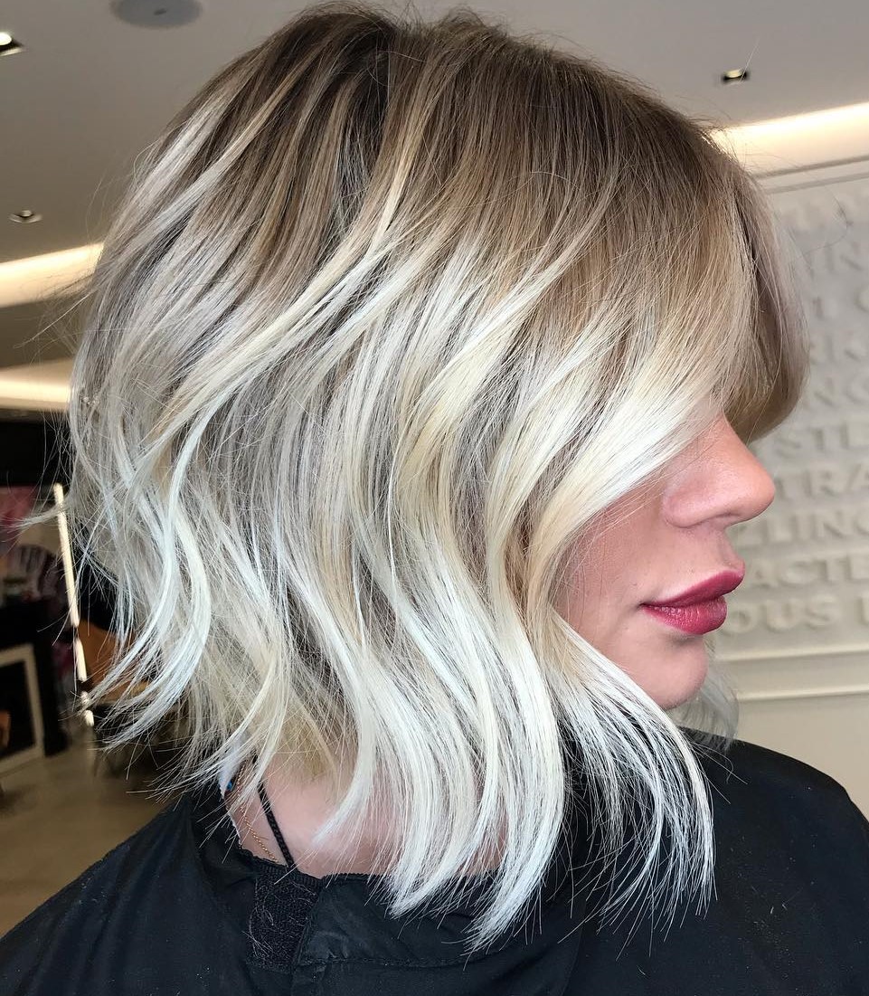 Lived-In Blonde Bob with S-Waves