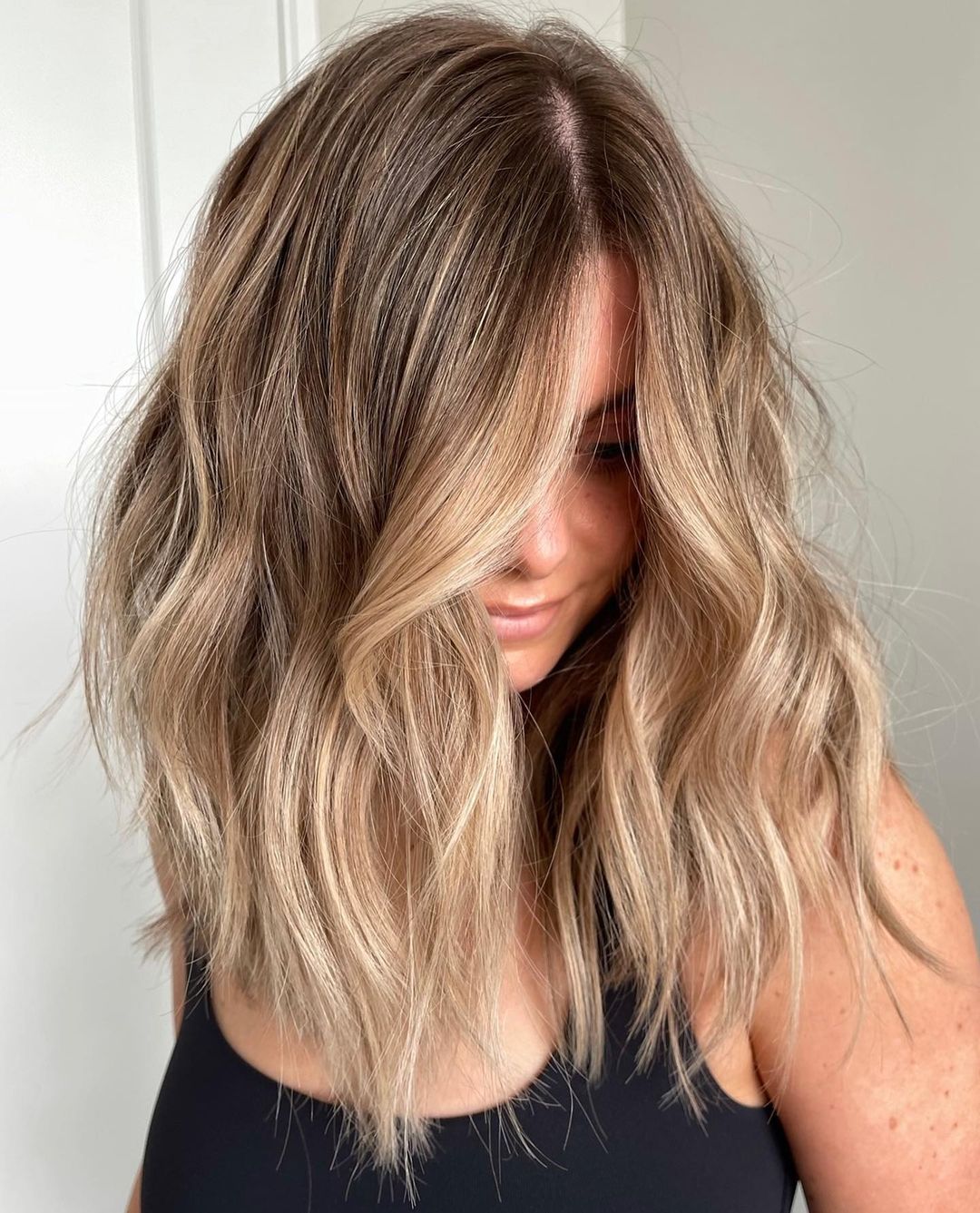 Blended Light Golden Blonde Highlights