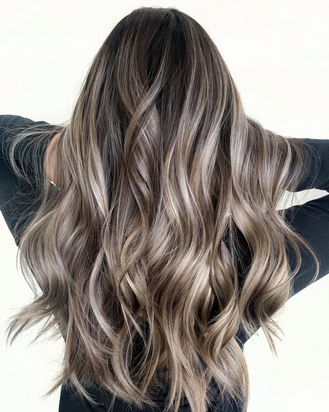 Mushroom Balayage with Ash Blonde Highlights