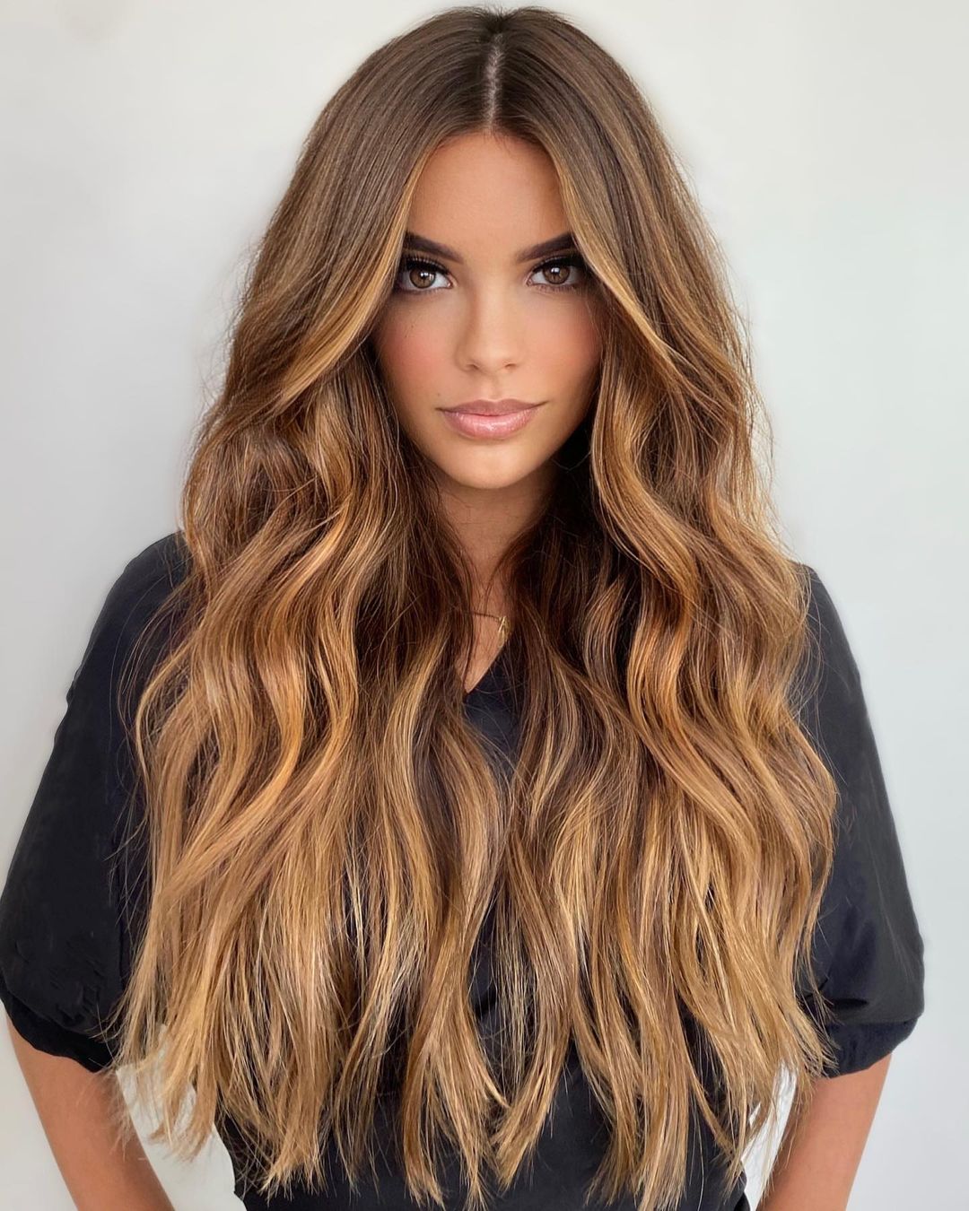 Sun-Kissed Brown Blonde Balayage for Fall